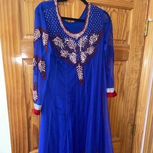 Royal Blue Indian Wear Salwar Kameez